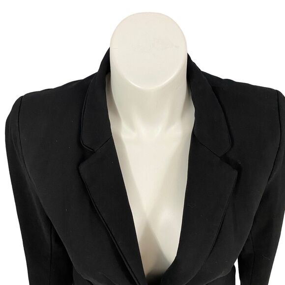 Versona Blazer Womens Size 16 Black Work Office Jacket Basic Minimalist Corpcore - Picture 10 of 16